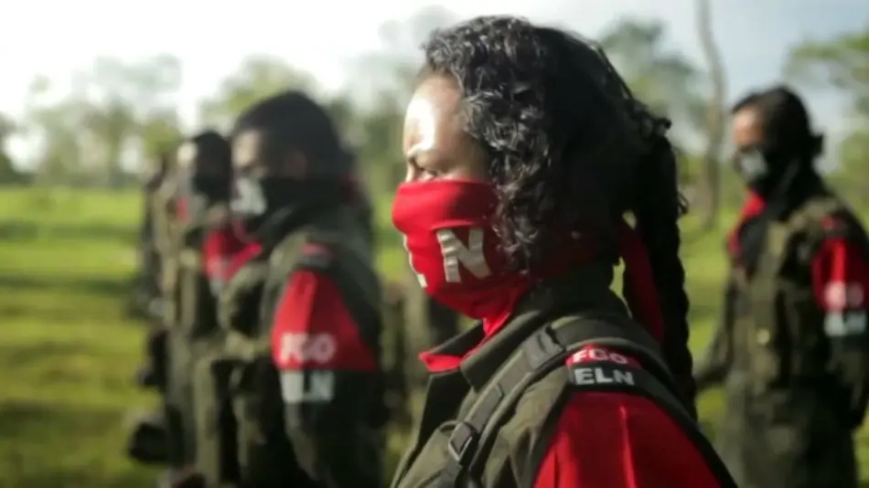Grupo de mujeres del Ejército de Liberación Nacional -ELN.