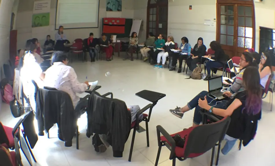 Grupo Asistentes a jornadas en Valencia con mujeres refugiadas de Colombia en España